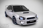 Subaru WRX 2003 Peanut Silver 18 Drag Rims blue walls Sti Spoiler Studio&nbsp;interior