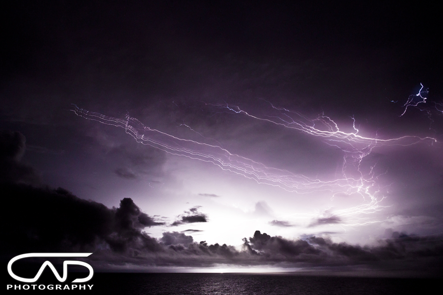 Pacific Ocean Thunder Storm