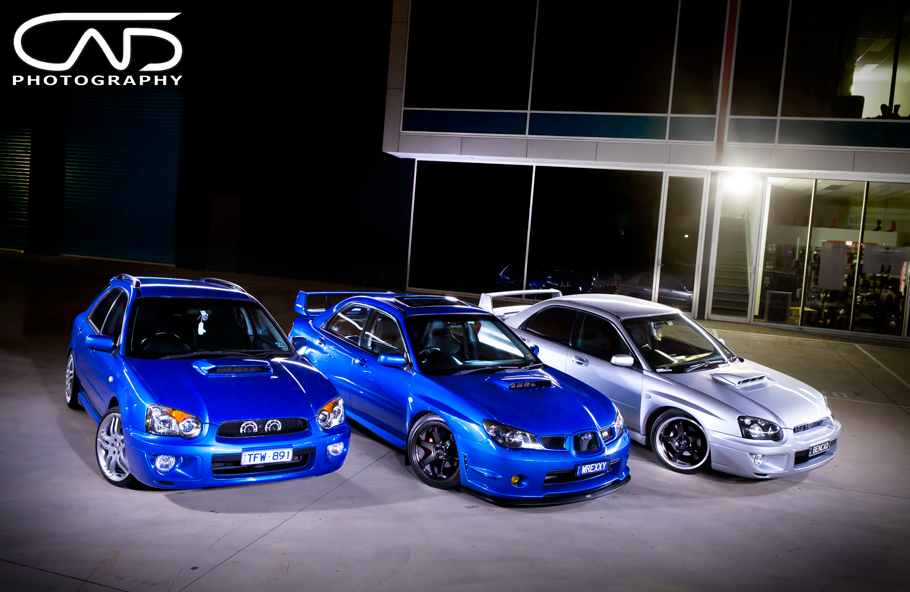 Subaru WRX x 3